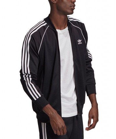 Men's PrimeBlue Superstar Track Jacket Black $42.50 Jackets