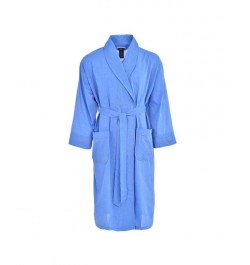 Hanes Men's Big and Tall Woven Shawl Robe Blue $14.80 Pajama