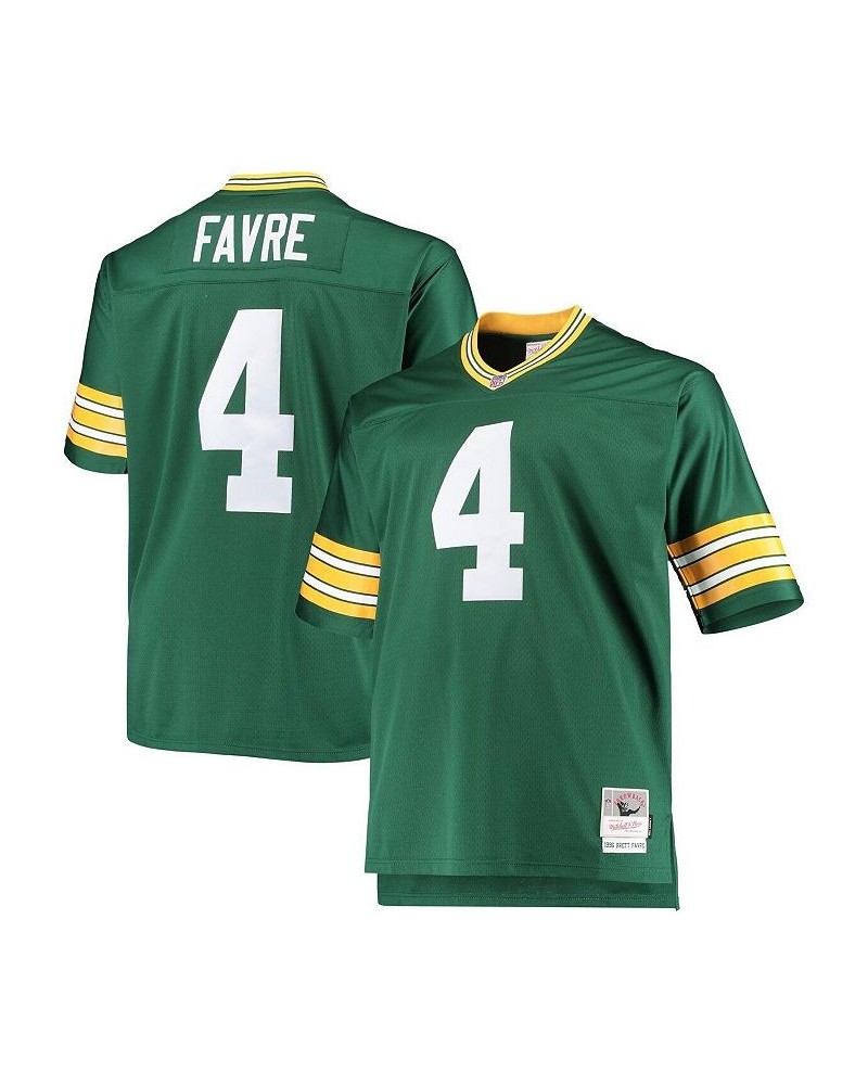 Men's Brett Favre Green Green Bay Packers Big and Tall 1996 Retired Player Replica Jersey $74.80 Jersey