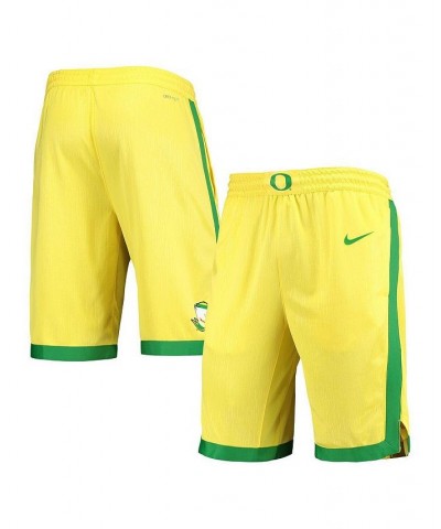 Men's Yellow Oregon Ducks Replica Performance Basketball Shorts $40.49 Shorts