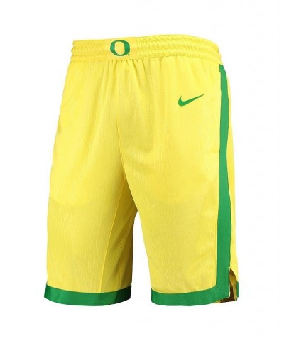 Men's Yellow Oregon Ducks Replica Performance Basketball Shorts $40.49 Shorts