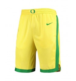 Men's Yellow Oregon Ducks Replica Performance Basketball Shorts $40.49 Shorts