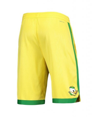 Men's Yellow Oregon Ducks Replica Performance Basketball Shorts $40.49 Shorts