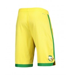 Men's Yellow Oregon Ducks Replica Performance Basketball Shorts $40.49 Shorts