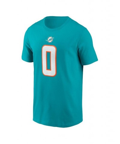 Men's Jalen Ramsey Aqua Miami Dolphins Player Name and Number T-shirt $24.00 T-Shirts