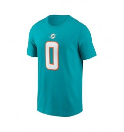 Men's Jalen Ramsey Aqua Miami Dolphins Player Name and Number T-shirt $24.00 T-Shirts