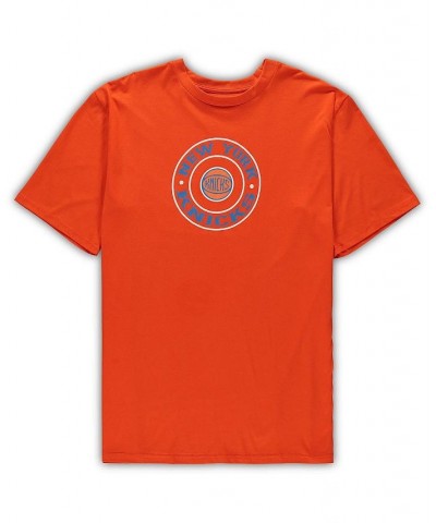 Men's Orange, Blue New York Knicks Big and Tall T-shirt and Shorts Sleep Set $26.66 Pajama