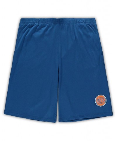 Men's Orange, Blue New York Knicks Big and Tall T-shirt and Shorts Sleep Set $26.66 Pajama