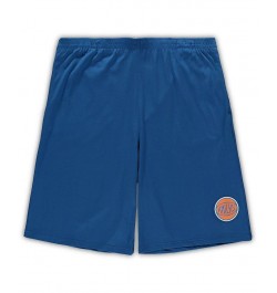 Men's Orange, Blue New York Knicks Big and Tall T-shirt and Shorts Sleep Set $26.66 Pajama