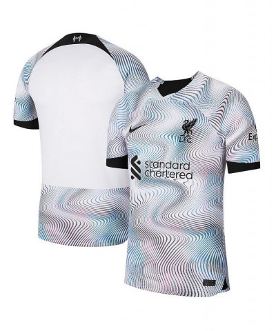 Men's White Liverpool 2022/23 Away Breathe Stadium Replica Jersey $36.75 Jersey