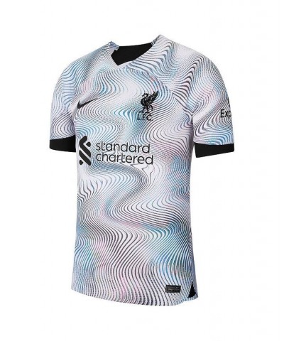 Men's White Liverpool 2022/23 Away Breathe Stadium Replica Jersey $36.75 Jersey