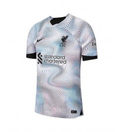 Men's White Liverpool 2022/23 Away Breathe Stadium Replica Jersey $36.75 Jersey