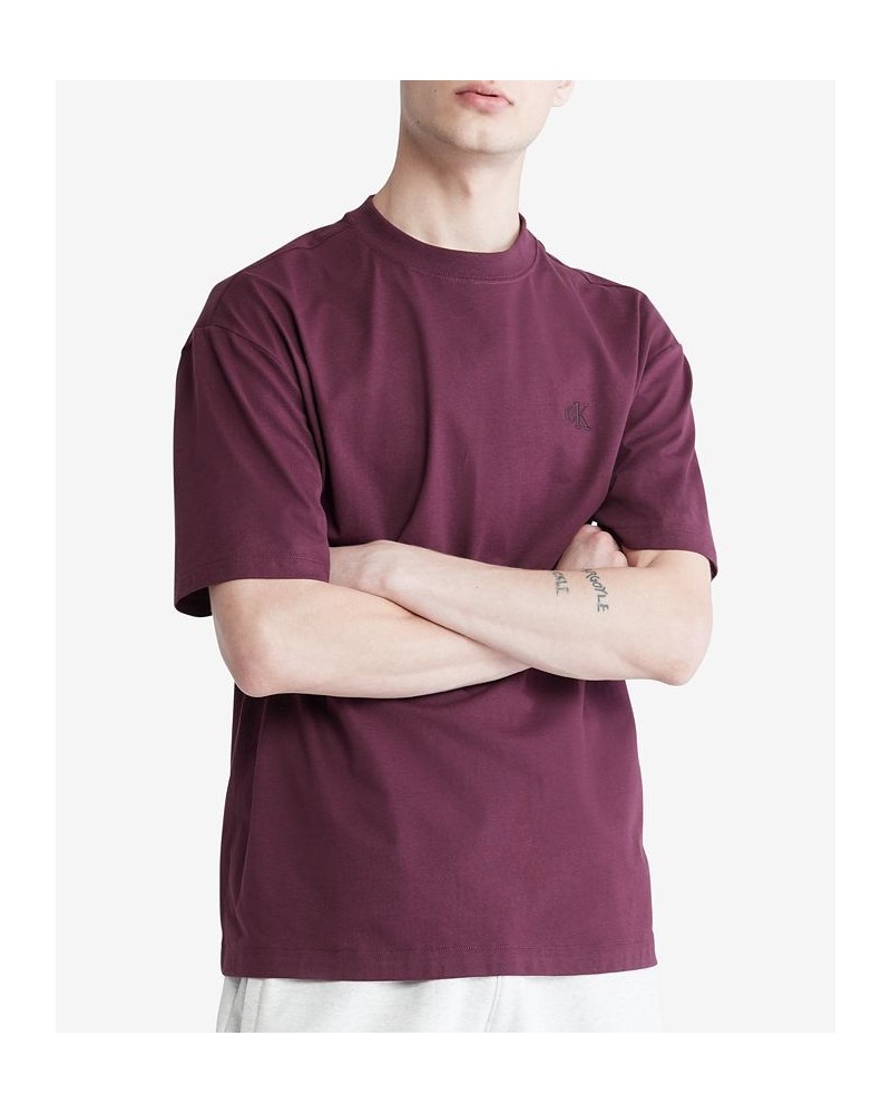 Men's Relaxed Fit Archive Logo Crewneck T-Shirt Purple $21.30 T-Shirts