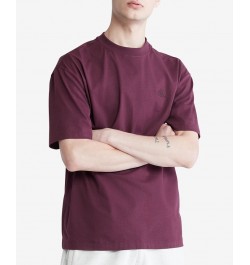 Men's Relaxed Fit Archive Logo Crewneck T-Shirt Purple $21.30 T-Shirts