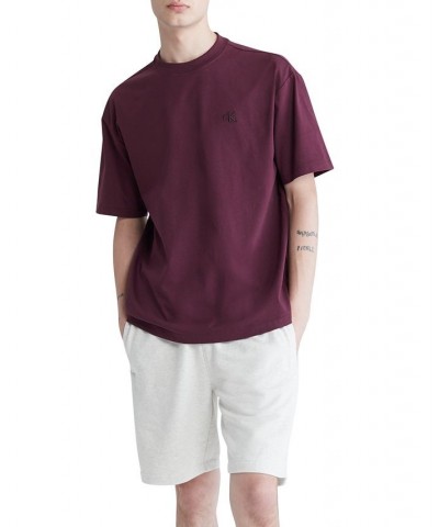 Men's Relaxed Fit Archive Logo Crewneck T-Shirt Purple $21.30 T-Shirts