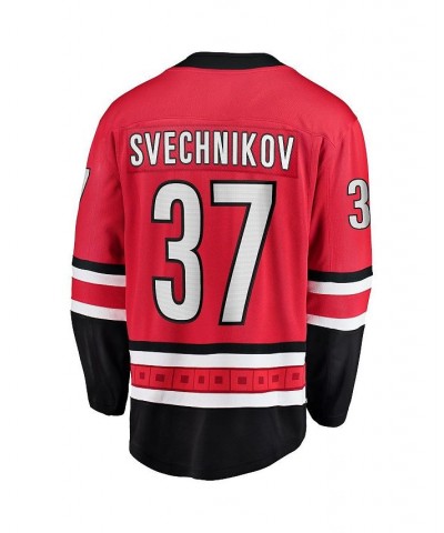 Men's Andrei Svechnikov Red Carolina Hurricanes Home Premier Breakaway Player Jersey $88.80 Jersey