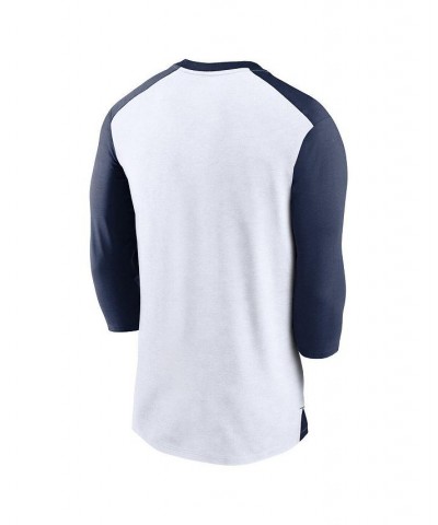 Men's White, Navy Boston Red Sox Rewind 3/4-Sleeve T-shirt $24.75 T-Shirts