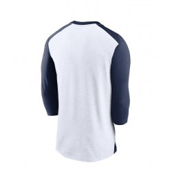 Men's White, Navy Boston Red Sox Rewind 3/4-Sleeve T-shirt $24.75 T-Shirts