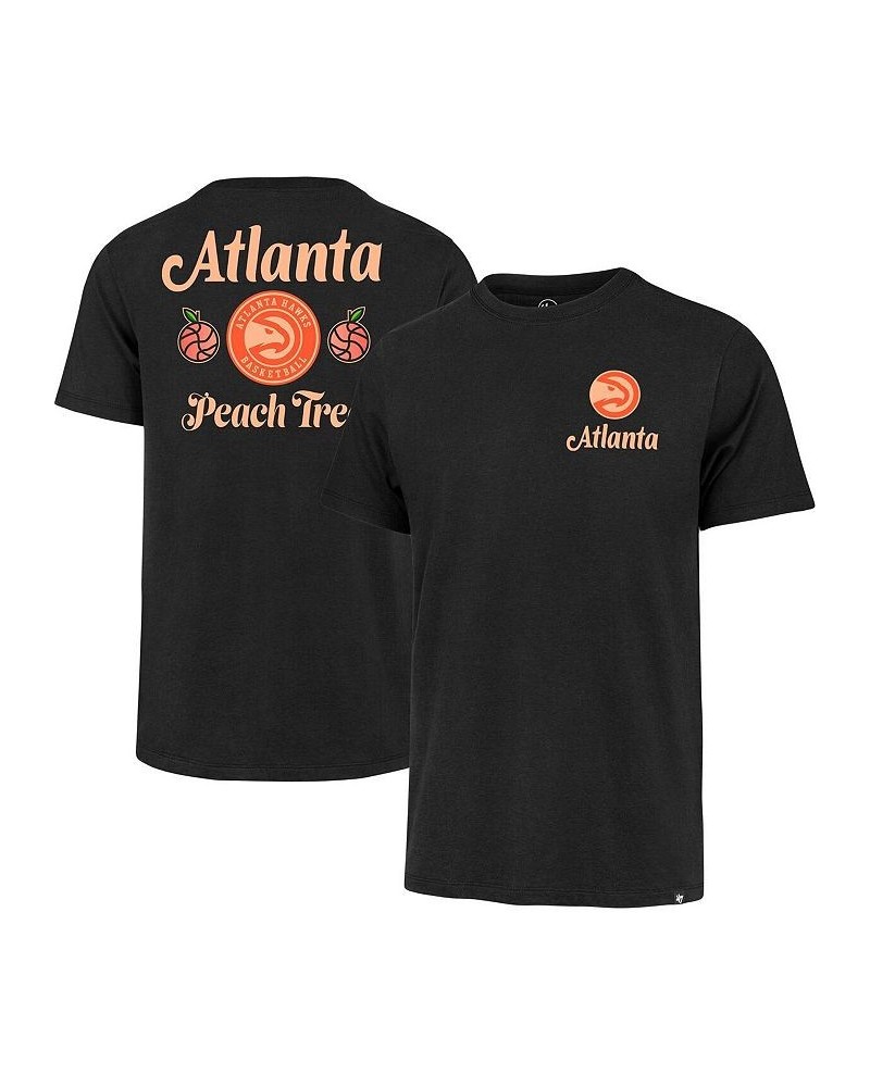 Men's Black Atlanta Hawks 2022/23 City Edition Backer Franklin T-shirt $29.99 T-Shirts