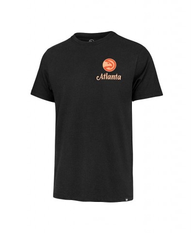 Men's Black Atlanta Hawks 2022/23 City Edition Backer Franklin T-shirt $29.99 T-Shirts