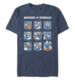 Men's Donald Moods Short Sleeve T-Shirt Blue $17.84 T-Shirts