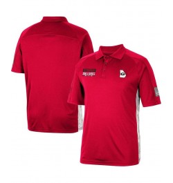 Men's Red Georgia Bulldogs OHT Military-Inspired Appreciation Snow Camo Polo Shirt $30.00 Polo Shirts