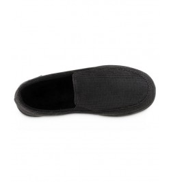 Men's Mini Box Cord Luke Moccasin Slippers Black $12.74 Shoes