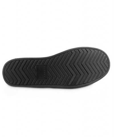 Men's Mini Box Cord Luke Moccasin Slippers Black $12.74 Shoes