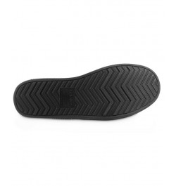 Men's Mini Box Cord Luke Moccasin Slippers Black $12.74 Shoes