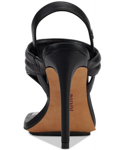 Women's Ranae Square-Toe Slingback Dress Sandals Black $58.38 Shoes