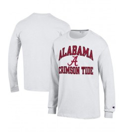 Men's White Alabama Crimson Tide High Motor Long Sleeve T-shirt $22.25 T-Shirts