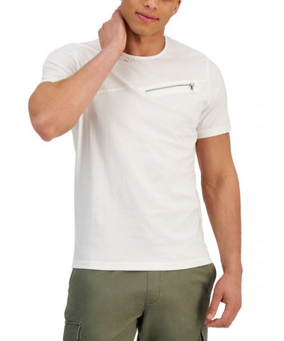 Men's Classic-Fit Zipper T-Shirt PD02 $11.72 T-Shirts