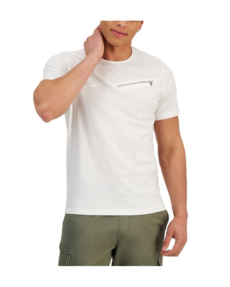 Men's Classic-Fit Zipper T-Shirt PD02 $11.72 T-Shirts