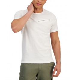 Men's Classic-Fit Zipper T-Shirt PD02 $11.72 T-Shirts