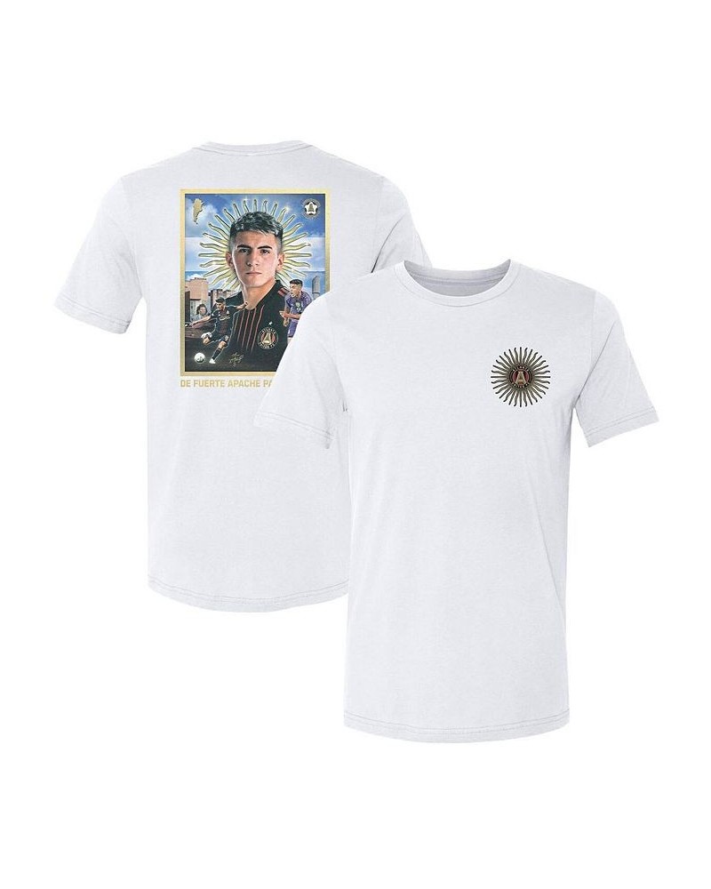 Men's Thiago Almada White Atlanta United FC De Fuerte Apache Para El Mundo T-shirt $28.79 T-Shirts