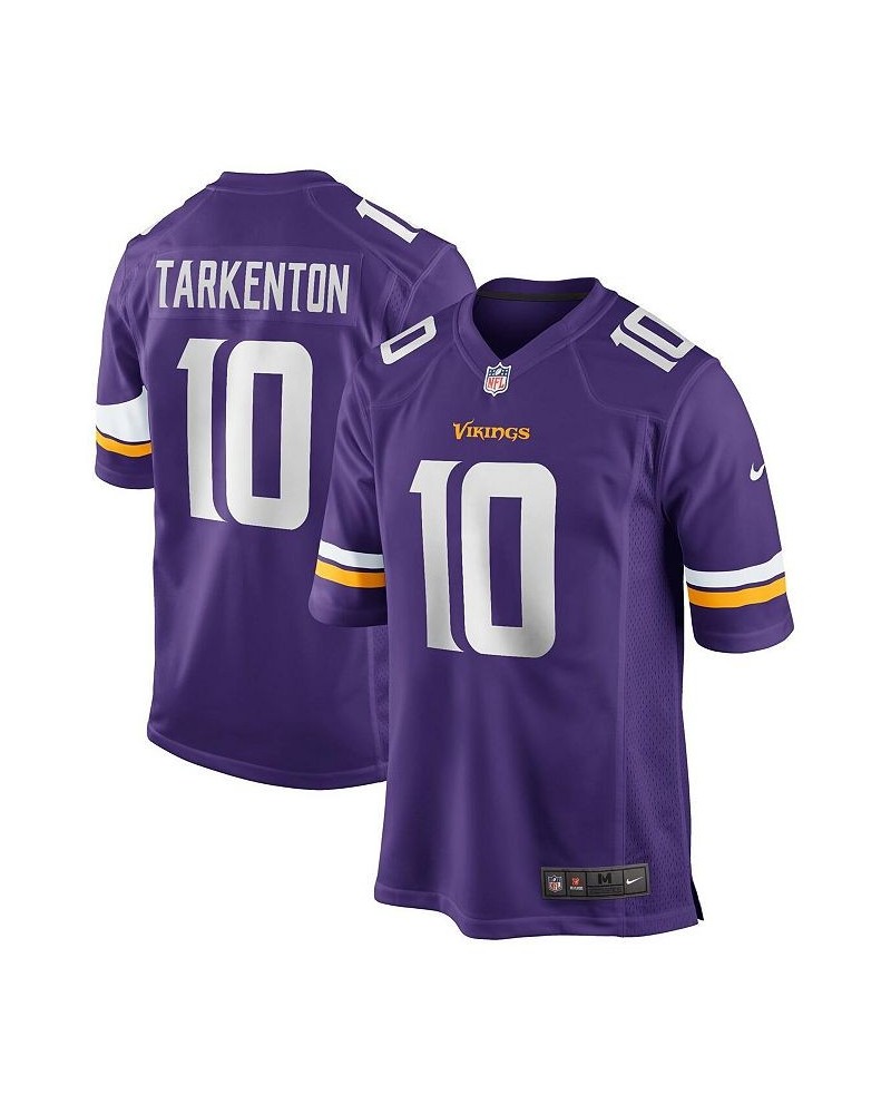 Men's Fran Tarkenton Purple Minnesota Vikings Game Retired Player Jersey $43.40 Jersey