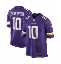 Men's Fran Tarkenton Purple Minnesota Vikings Game Retired Player Jersey $43.40 Jersey