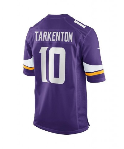 Men's Fran Tarkenton Purple Minnesota Vikings Game Retired Player Jersey $43.40 Jersey