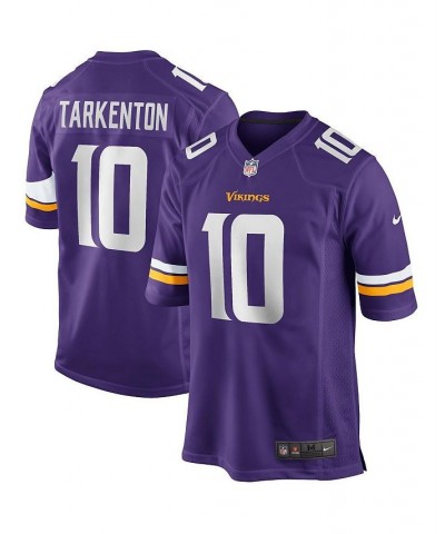 Men's Fran Tarkenton Purple Minnesota Vikings Game Retired Player Jersey $43.40 Jersey