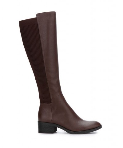 Women's Levon Tall Riding Boots Brown $91.20 Shoes