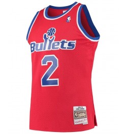 Men's Chris Webber Red Washington Bullets Hardwood Classics 1994-95 Swingman Jersey $59.45 Jersey