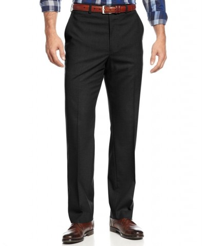 Michael Kors Men's Solid Classic-Fit Stretch Dress Pants Black $18.19 Pants