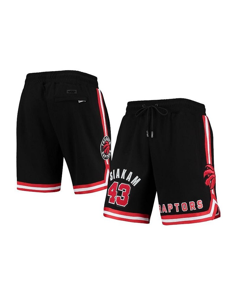 Men's Pascal Siakam Black Toronto Raptors Team Player Shorts $36.80 Shorts