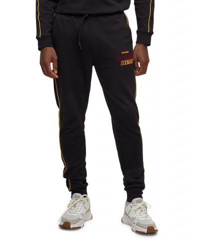 BOSS x NBA Men's Miami Heat Tracksuit Bottoms Black $50.22 Pants