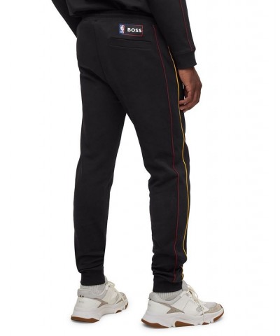 BOSS x NBA Men's Miami Heat Tracksuit Bottoms Black $50.22 Pants