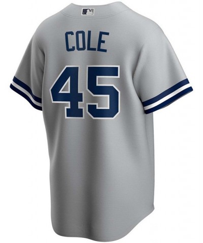 Men's Gerrit Cole Gray New York Yankees Road Replica Player Name Jersey $49.30 Jersey