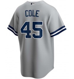 Men's Gerrit Cole Gray New York Yankees Road Replica Player Name Jersey $49.30 Jersey