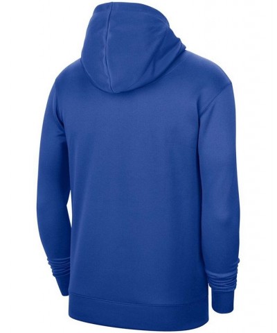 Men's Blue Dallas Mavericks 2021-2022 Spotlight On Court Performance Practice Pullover Hoodie $29.14 Sweatshirt