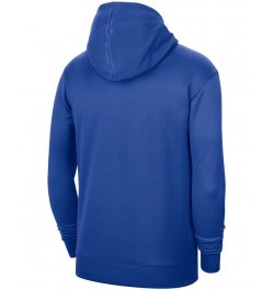 Men's Blue Dallas Mavericks 2021-2022 Spotlight On Court Performance Practice Pullover Hoodie $29.14 Sweatshirt