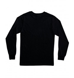 Men's Omni Logo Long Sleeve T-shirt Black $19.20 T-Shirts